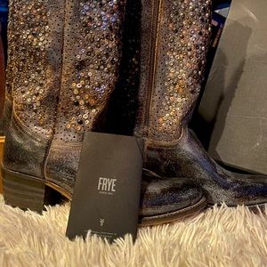 Women’s  Deborah studded tall western boots